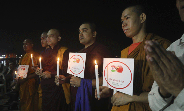 Buddhist Monks In Mumbai