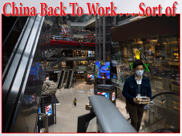 China Back To Work . . . Sort Of