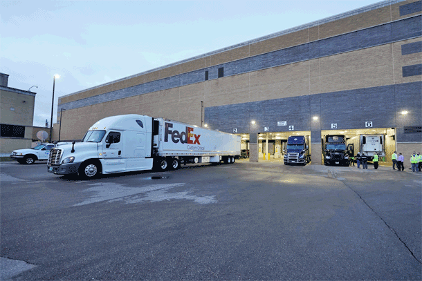 FedEx Truck at Pfizer