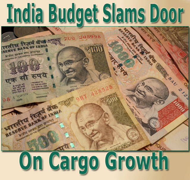 India Budget Slams Air Cargo