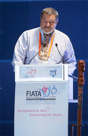 Marco Sorgetti addressing FIATA 2013