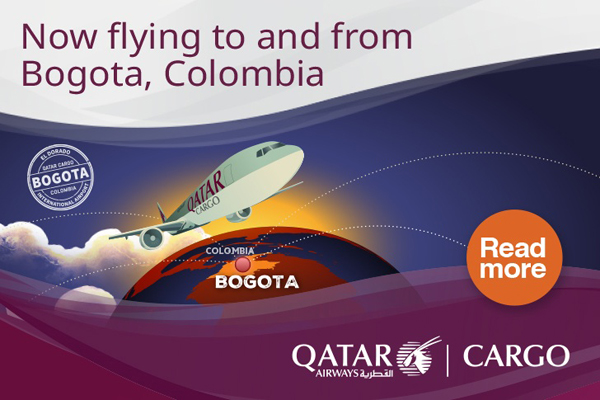 Qatar Cargo Bogota Colombia Ad