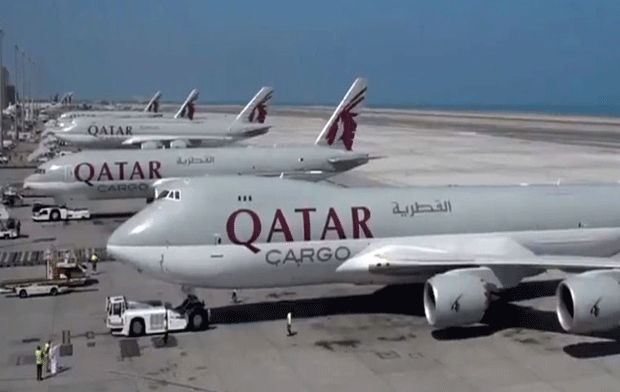 Qatar Freighters for relief