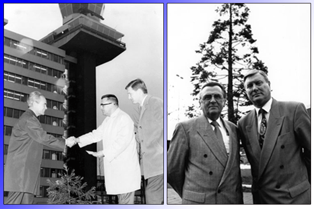 Schiphol Redwood tree Frank Volavsek,  John F. Vuurstte and Douwes Dekker