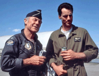 Chuck Yeager and Sam Shepard