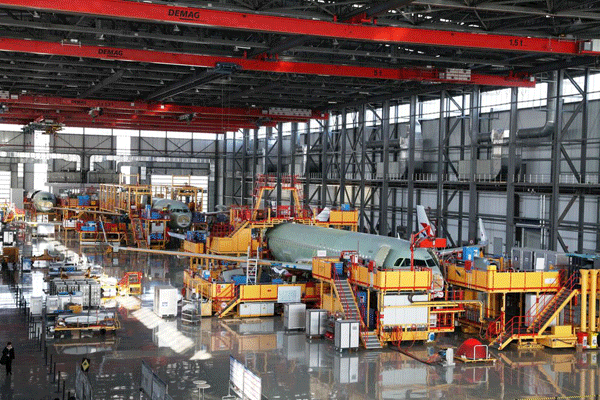 Airbus Production line Tianjin