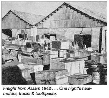 Cargo in Assam, India 1942