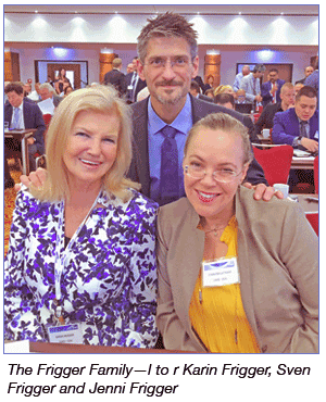 Karin, Sven and Jenni Frigger