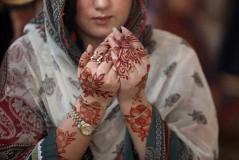 Woman praying