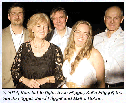 KarinFrigger,  Jo Frigger, Sven Frigger, Jenni Frigger, Marco Rohrer