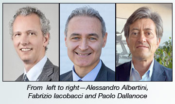 Alessandro Albertini, Fabrizio Iacobacci and Paolo Dallanoce