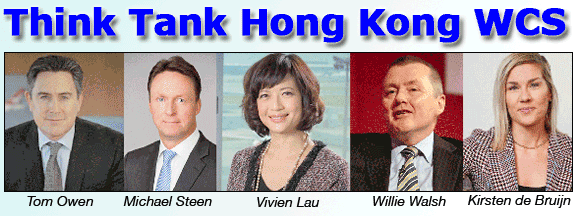 Tom Owen, Michael Steen, Vivien Lau, Willie Walsh, Kirsten de Bruijn