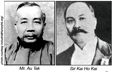 Mr. Au Tak, Sir Kai Ho Kai