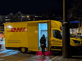 DHL Delivery Truck
