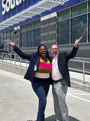 Esterlynn Coleman and Brandon Fried