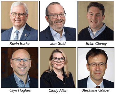 Kevin Burke, Jon Gold, Brian Clancy, Blyn Hughes, Cindy Allen, Stéphane Graber 