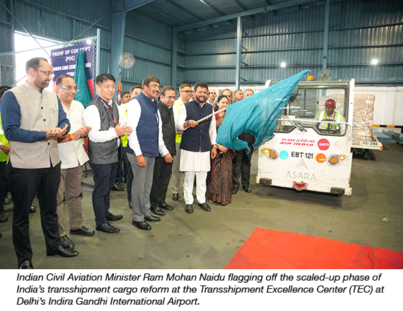 India Delhi Transshipment Excellence Center, K Ram Mohan Naidu, Ramesh Mamidala, Sanjeev Edward