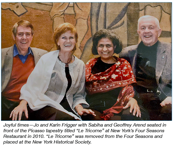 Jo Frigger, Karin Frigger, Sabiha Arend, Geoffrey Arend