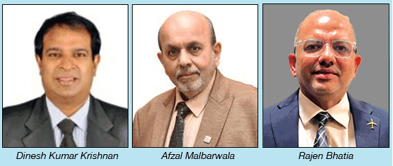 Dinesh Kumar Krishnan, Afzal Malbarwala, Rajen Bhatia